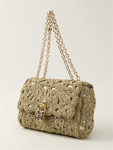 dolce gabbana gold bag|dolce and gabbana shopping bag.